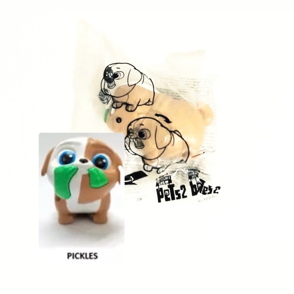 ⭐️5 For 25⭐️ The Secret Life Of Pets 2 2019 Pickles Burger King Toy